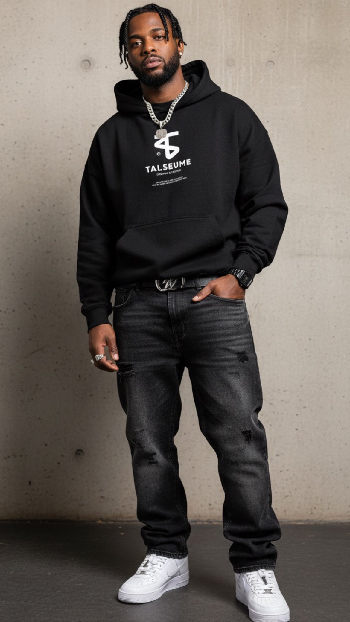 SWEAT TALSEUME OVERSIZE