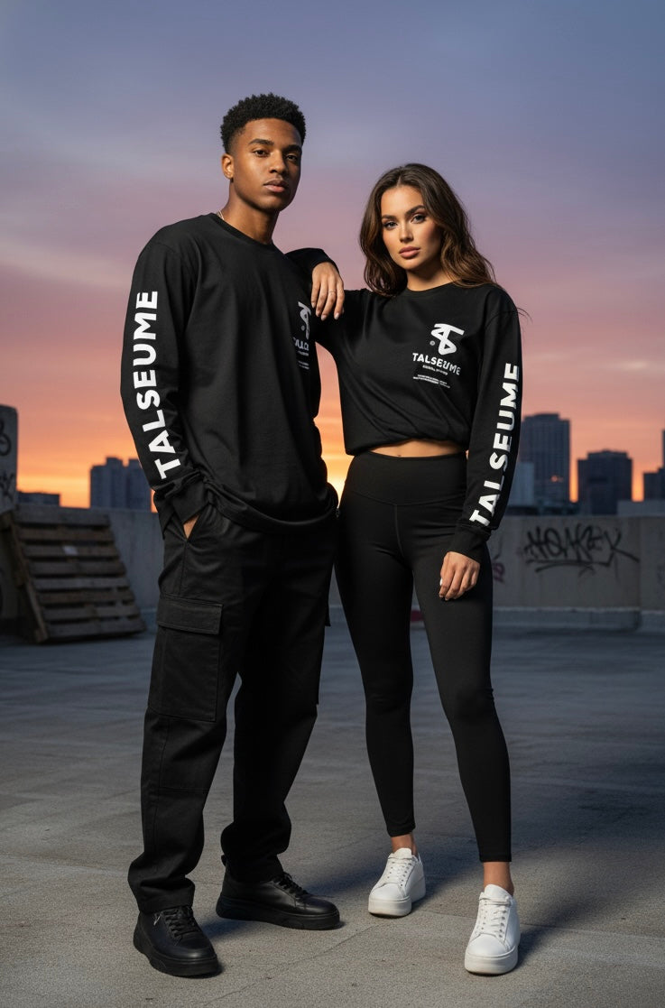 T-SHIRT UNISEXE MANCHES LONGUES