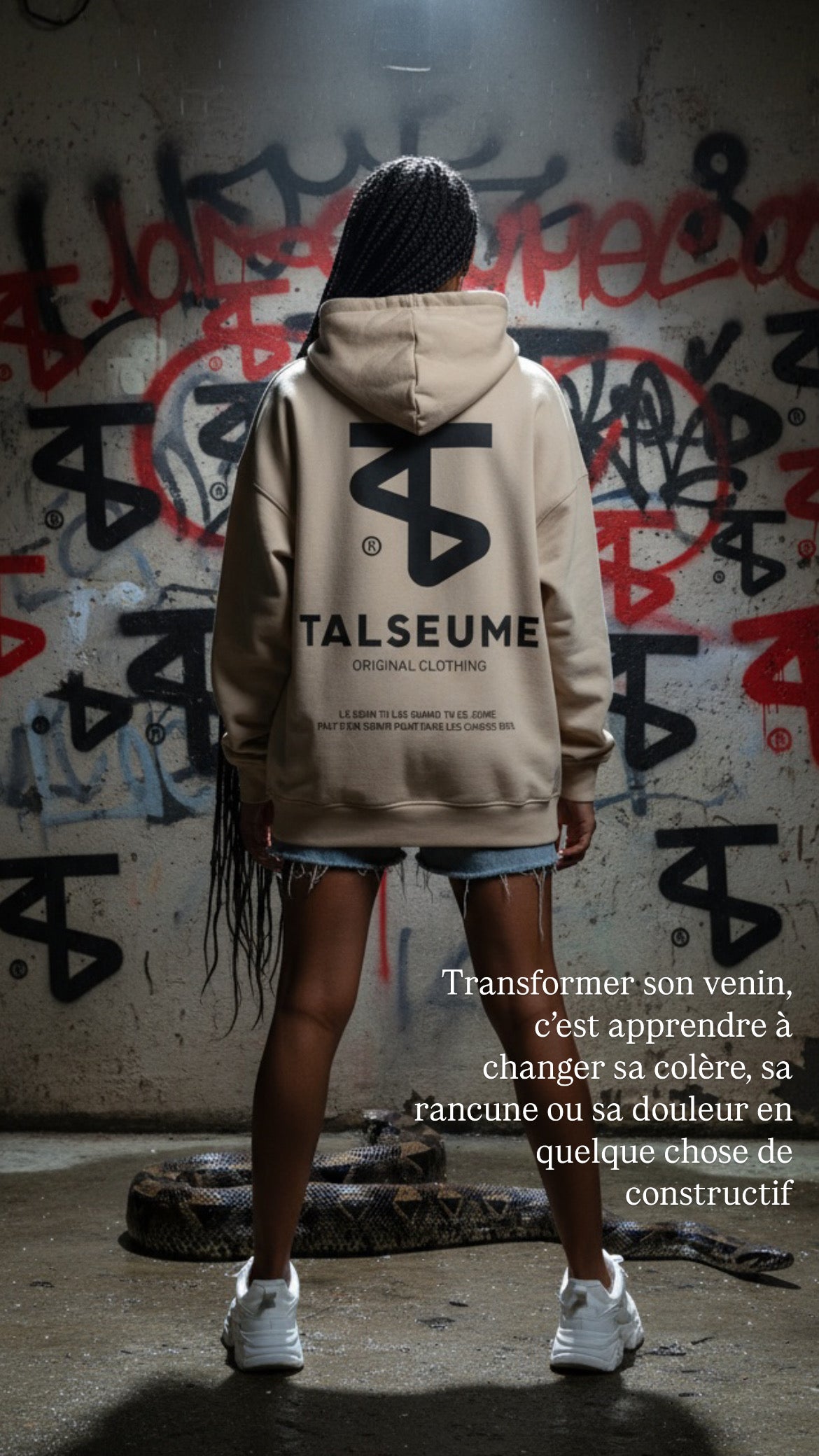 SWEAT TALSEUME OVERSIZE