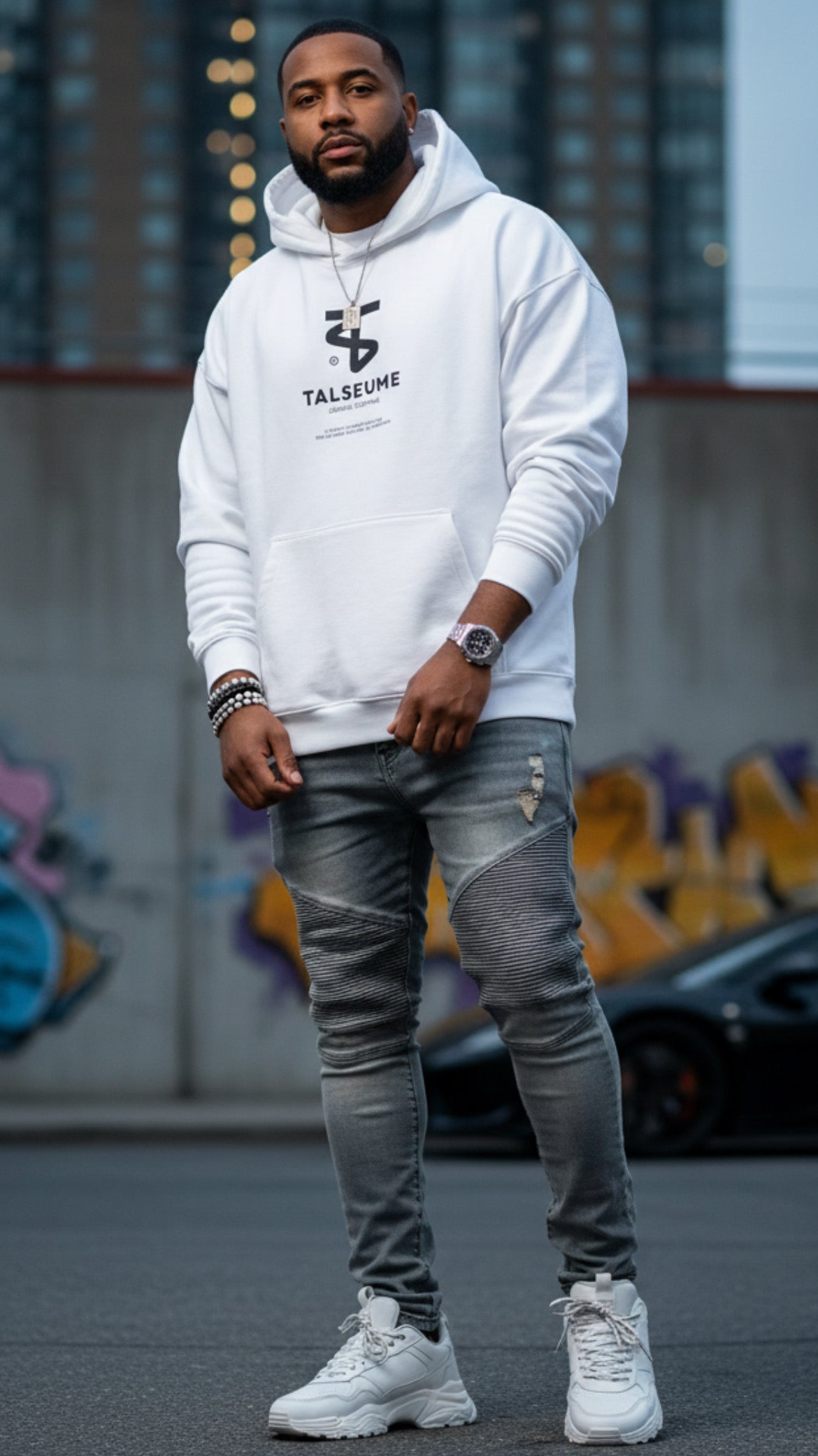 SWEAT TALSEUME OVERSIZE