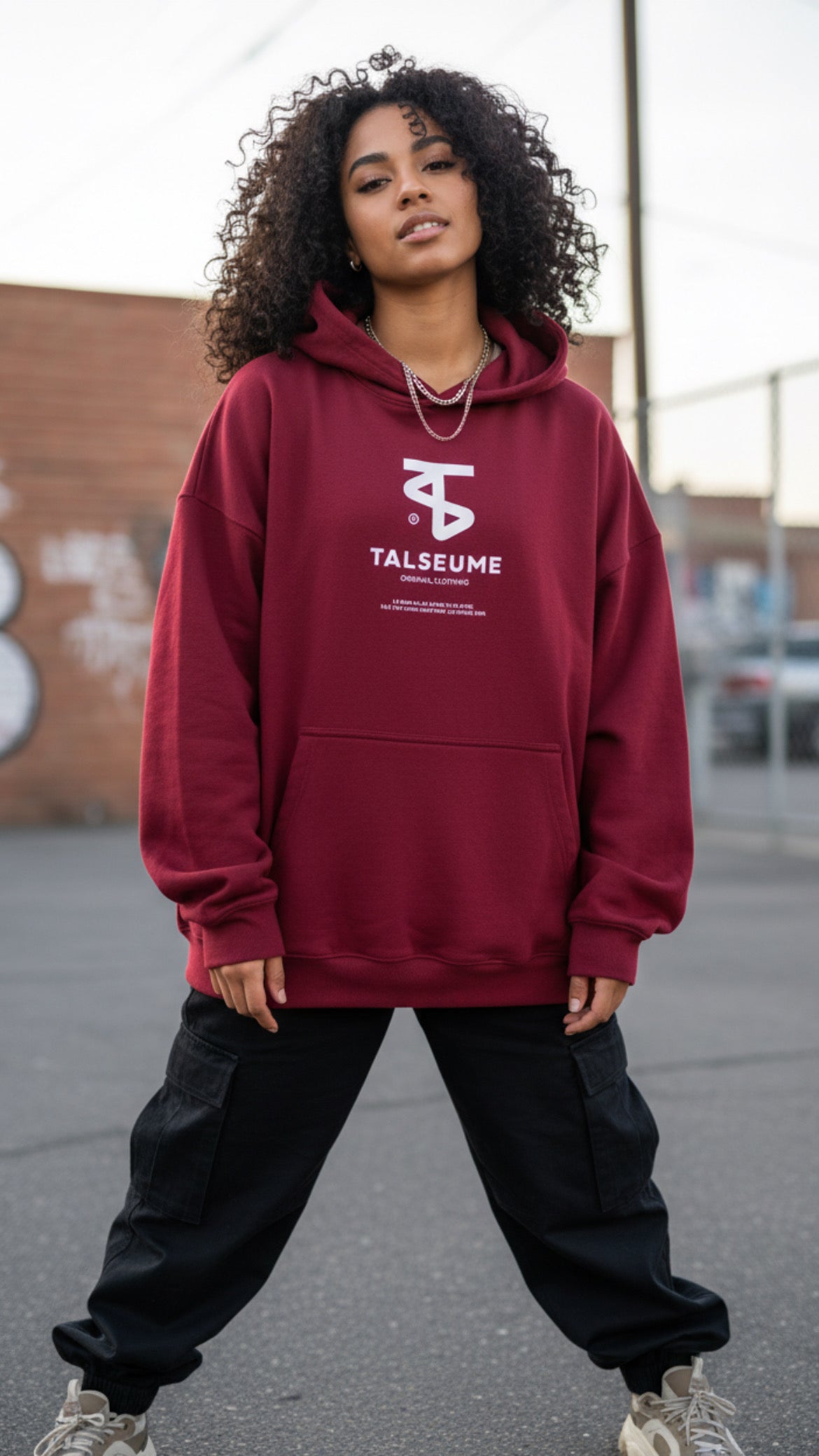 SWEAT TALSEUME OVERSIZE