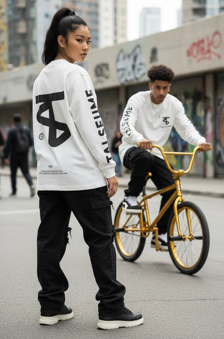 T-SHIRT  TALSEUME MANCHES LONGUES